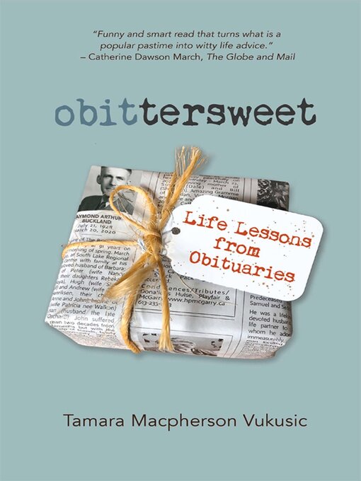 Title details for obittersweet by Tamara Macpherson Vukusic - Available